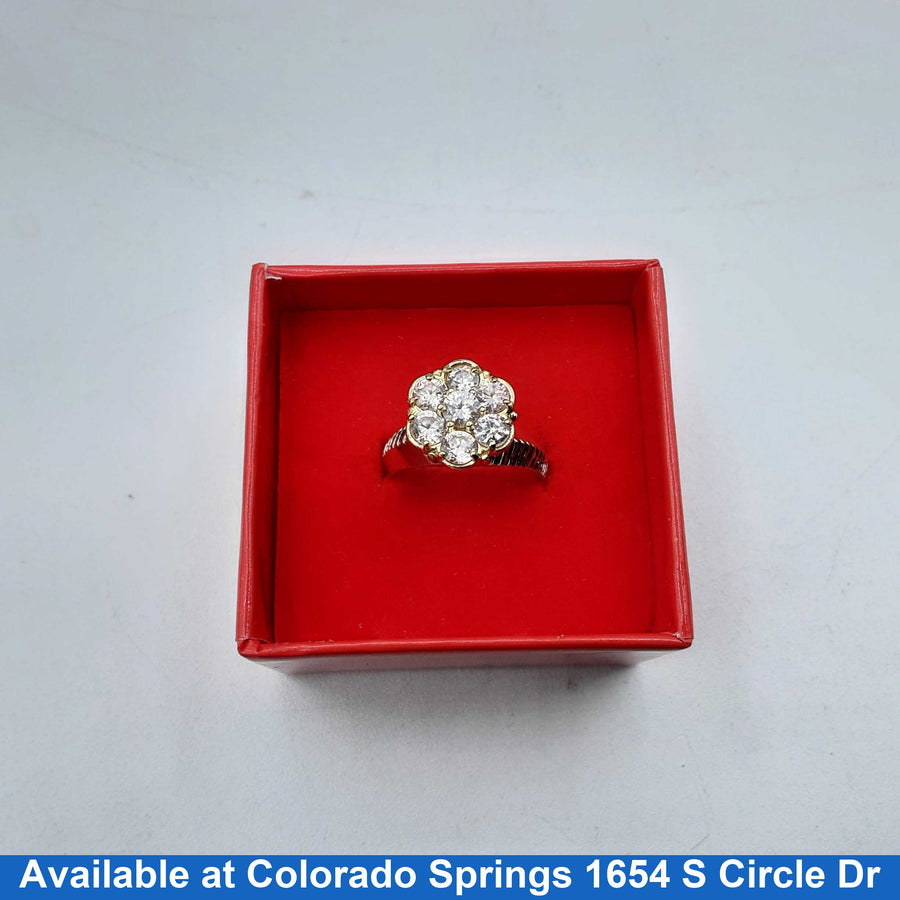 Women's Ring - Yellow Gold 10k (.417) 4.3 grams Size 20