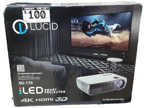 Lucid Xg-170 Gray Home Media Projector