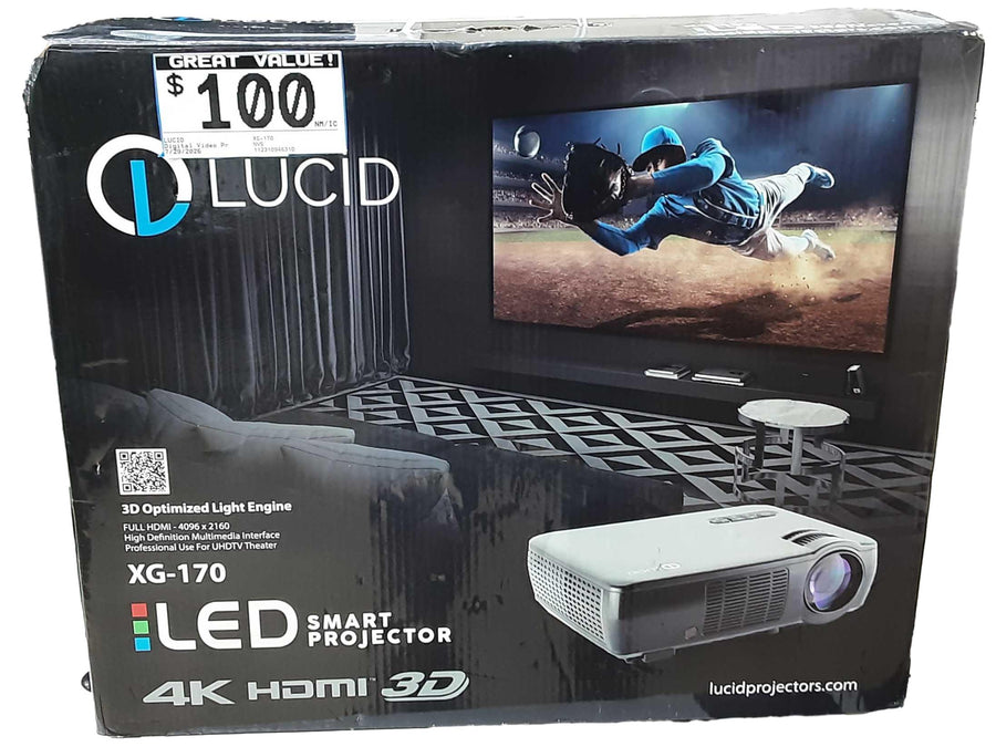 Lucid Xg-170 Gray Home Media Projector