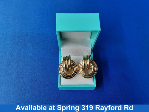 Jacket Earrings - Yellow Gold 14k (.585) 10.3 grams