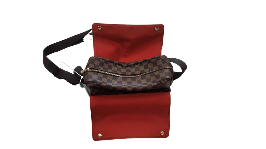 Louis Vuitton Damier Ebene Canvas Brown Purse / Handbag