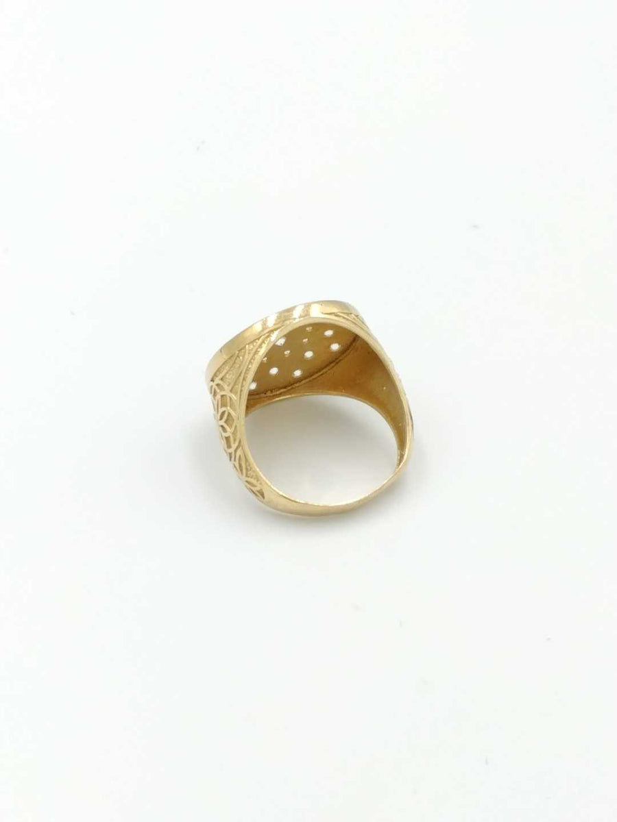 Men's Ring - Yellow Gold 10k (.417) 7.2 grams Size 10