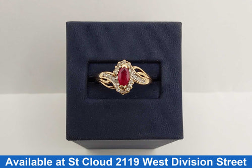 Women's Ring - Yellow Gold 10k (.417) 2.44 grams Size 9
