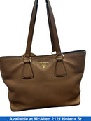 Prada 165 Beige / Tan Purse / Handbag