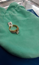 Women's Ring - Yellow Gold 18k (.750) 13.6 grams Size 7.5