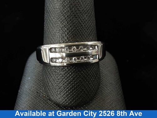 Ring - Wedding Band - White Gold 10k (.417) 5.8 grams Size 10