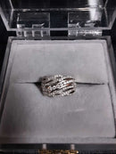 Women's Ring - 10k White Gold Diamond Band