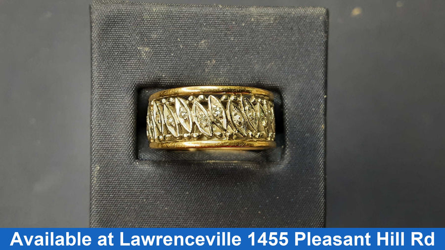 Ring - Wedding Band - Yellow Gold 14k (.585) 6 grams Size 6