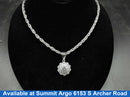 Nugget Pendant - White Gold 18k (.750) 23 grams