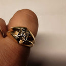 Men's Ring - Yellow Gold 10k (.417) 5.7 grams Size 10