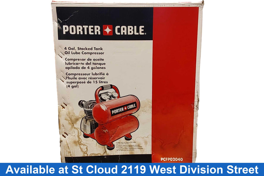 Porter Cable Pcfp02040 Red Electric Compressor