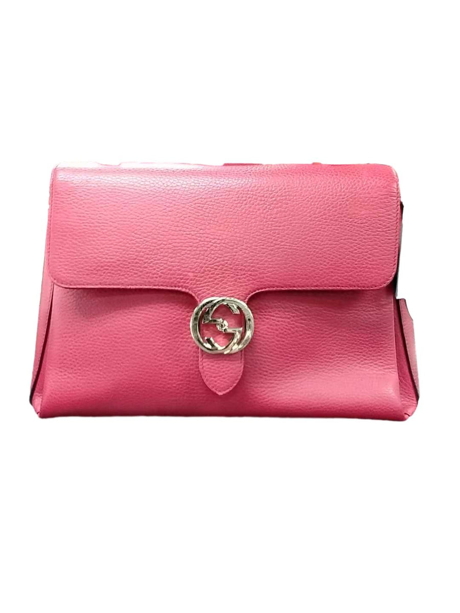 Gucci Dollar Calfskin Red Purse / Handbag