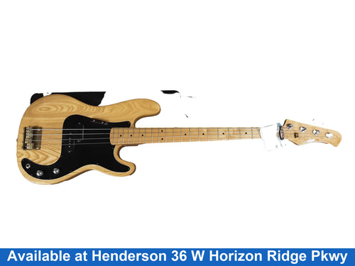 Crestine Cr800nt Beige / Tan Electric Bass Guitar
