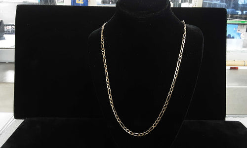 Figaro Chain - Yellow Gold 14k (.585) 4.8 grams 18 inch