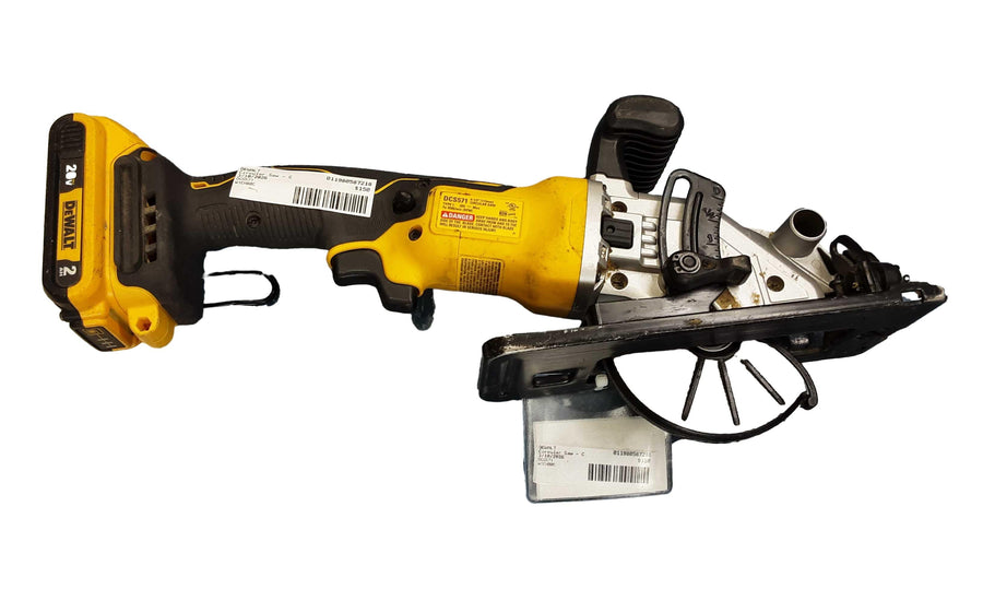 Dewalt Dcs571 Yellow Cordless Circular Saw