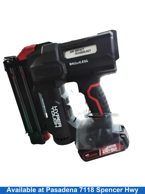 Hyper Tough Cct18bwt8 Black Cordless Brad Nailer