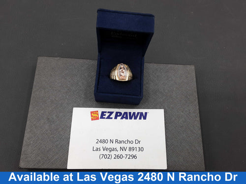 Men's Ring - Yellow Gold 14k (.585) 6.4 grams Size 7