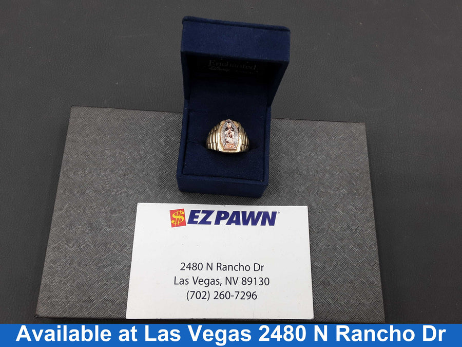 Men's Ring - Yellow Gold 14k (.585) 6.4 grams Size 7