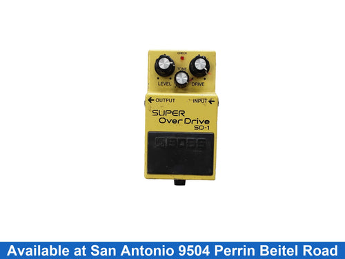 Boss Sd-1 Yellow Audio Equipment