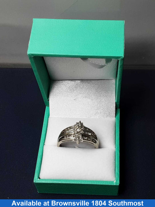 Women's Ring - White Gold 14k (.585) 4.9 grams Size 11