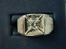 Men's Ring - White Gold 10k (.417) 7.2 Grams Size 10