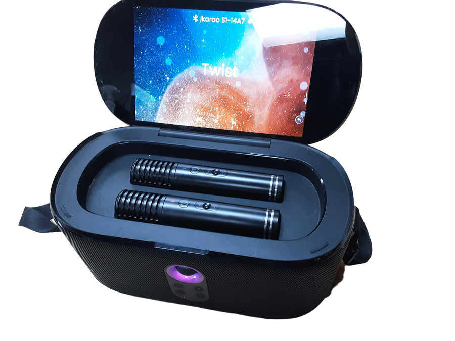 Ikarao Shell Si Black Karaoke Machine