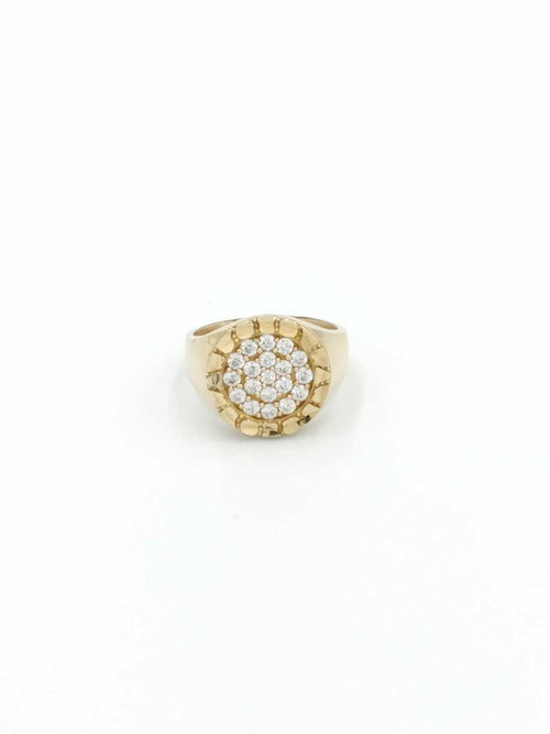 Men's Ring - Yellow Gold 10k (.417) 4.6 grams Size 10