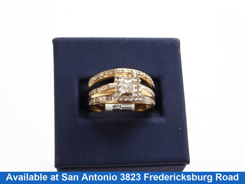 Ring - Engagement Set - Yellow Gold 10k S Size 8