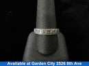 Ring - Wedding Band - White Gold 14k (.585) 4.6 grams Size 10.5