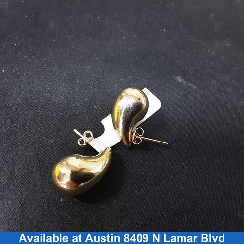 Double Stud Earring - Yellow Gold 14k (.585) 3.5 grams