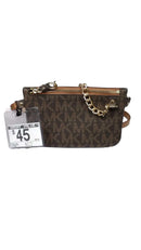 Michael Kors Jet Set Pouch Brown Purse / Handbag