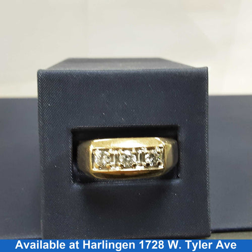 Ring - Wedding Band - Yellow Gold 10k (.417) 5.9 grams Size 13