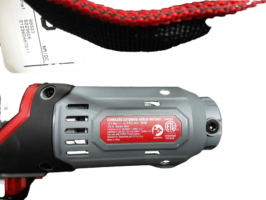 Hyper Tough 99323 Black Cordless Ratchet