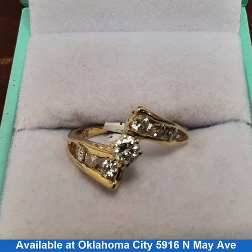 Women's Ring - Yellow Gold 14k (.585) 3.4 grams Size 20
