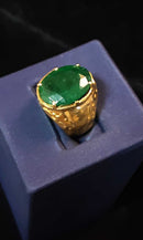 Men's Ring - Yellow Gold 18k (.750) 9.5 grams Size 3