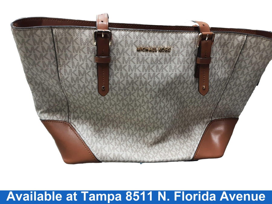 Michael Kors Ba-1908 White Purse / Handbag