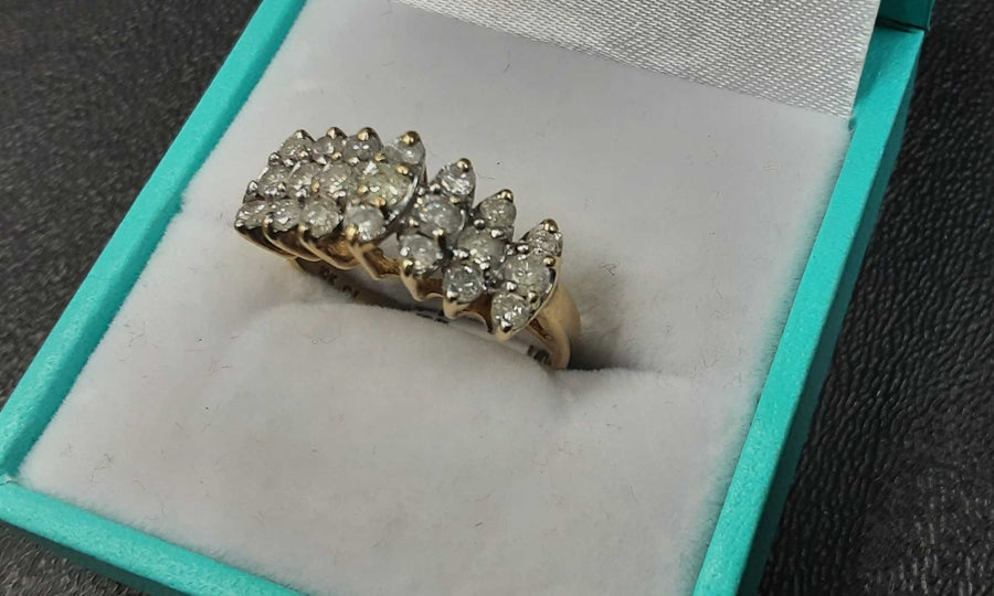 Women's Ring - Yellow Gold 10k (.417) 3.4 grams Size 8