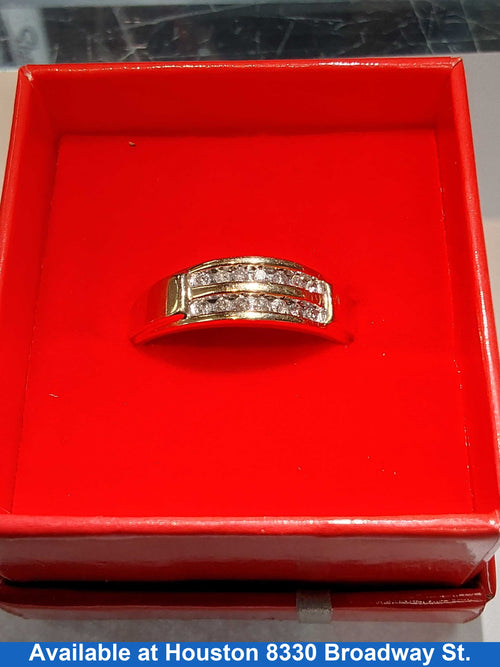Men's Ring - Yellow Gold 10k (.417) 3.6 grams Size 13.5
