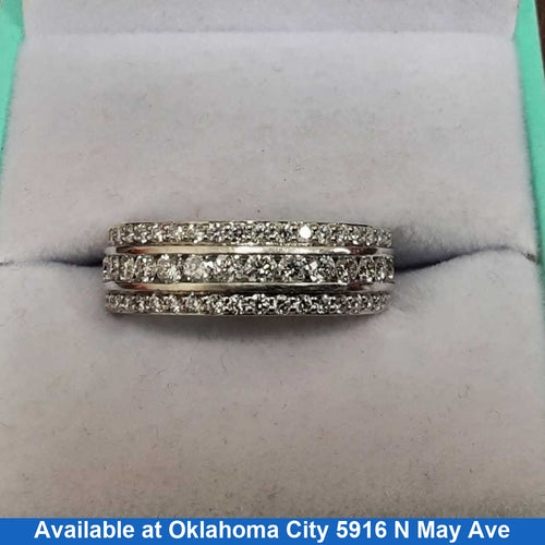 Women's Ring - Anniversary - White Gold 10k (.417) 3.7 grams Size 8