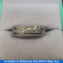 Women's Ring - Anniversary - White Gold 10k (.417) 3.7 grams Size 8