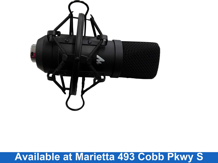 Mano Black Corded Microphone