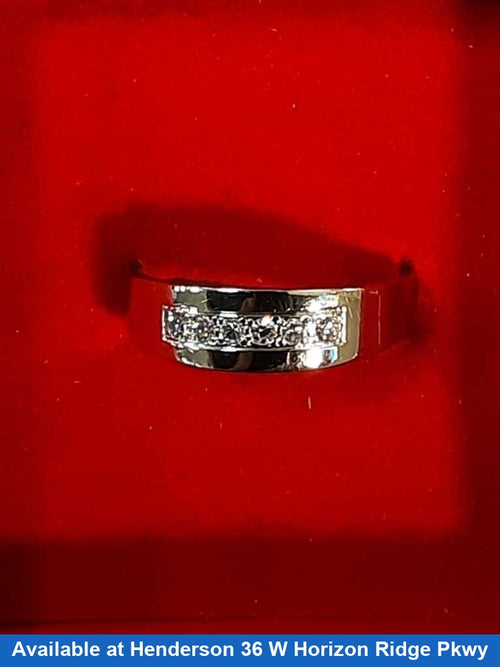 Men's Ring - White Gold 14k (.585) 3.6 grams Size 20