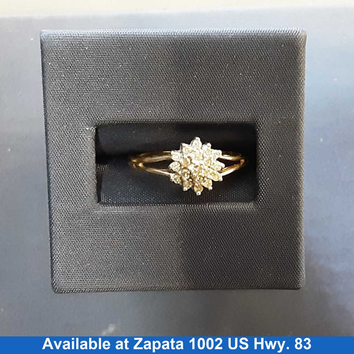 Women's Ring - Yellow Gold 14k (.585) 2.1 grams Size 9