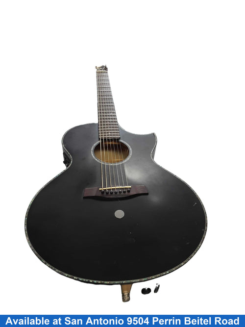Schecter Orleans Stage Black Acoustic / Electric Classic Guitar