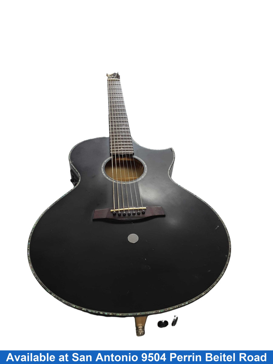Schecter Orleans Stage Black Acoustic / Electric Classic Guitar