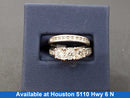 Ring - Engagement Set - White Gold 14k (.585) 6.5 grams Size 7