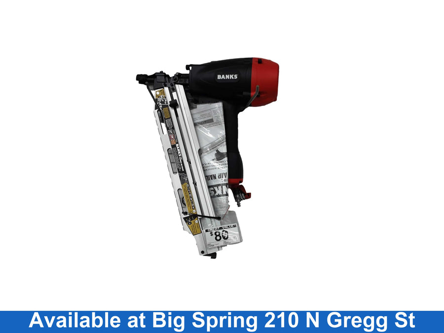 Banks 70924 Black Pneumatic Framing Nailer