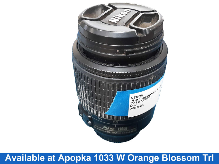 Nikon Black Photographic Lens