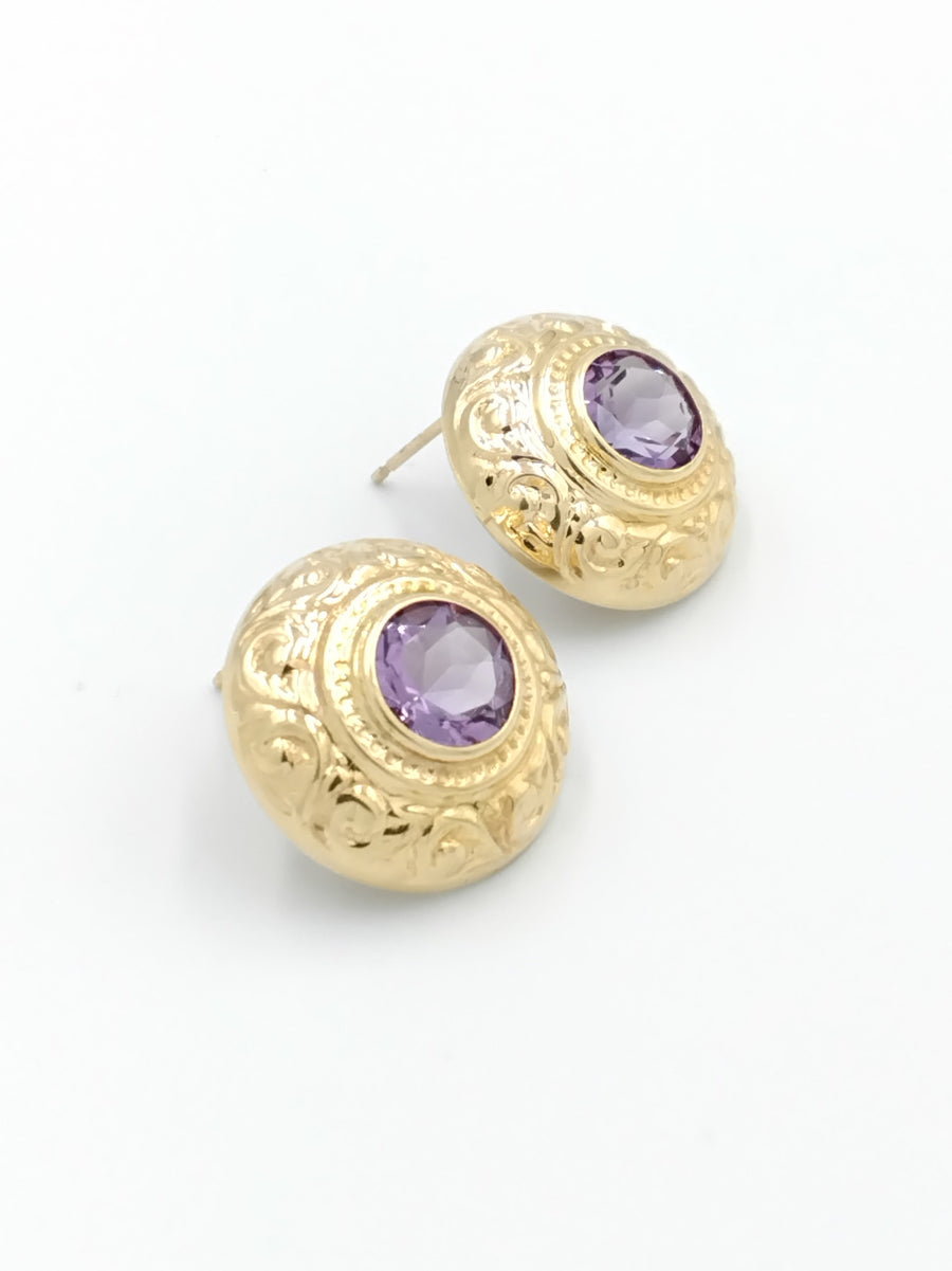 Earrings - Yellow Gold 14k (.585) 3.3 grams