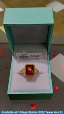 Women's Ring - Yellow Gold 10k (.417) 5.4 grams Size 11